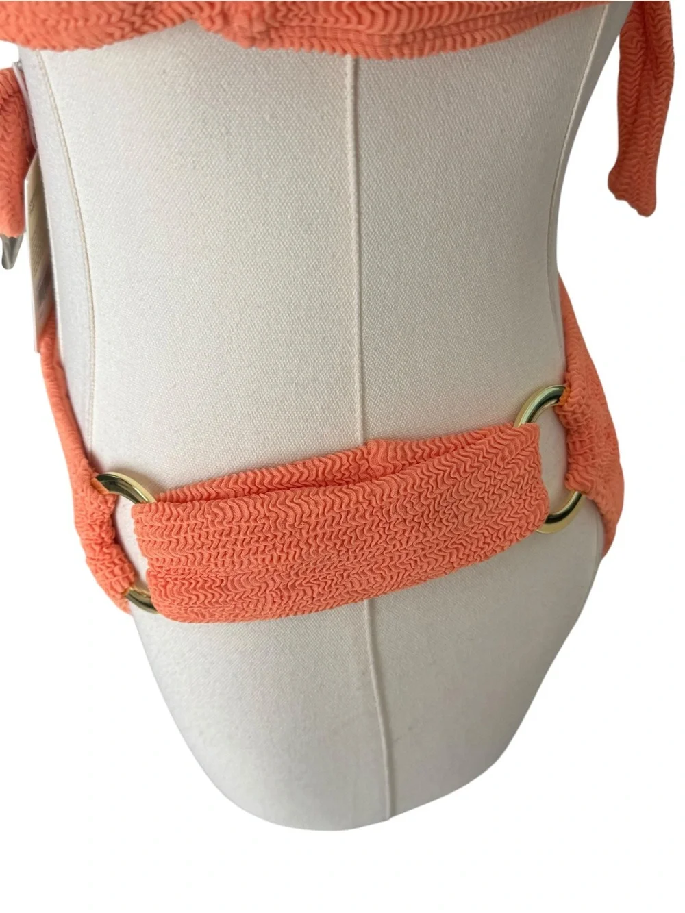 Monday Swimwear - NWT St. Martinique Bronte Bikini Set Summer Peach Sz L
